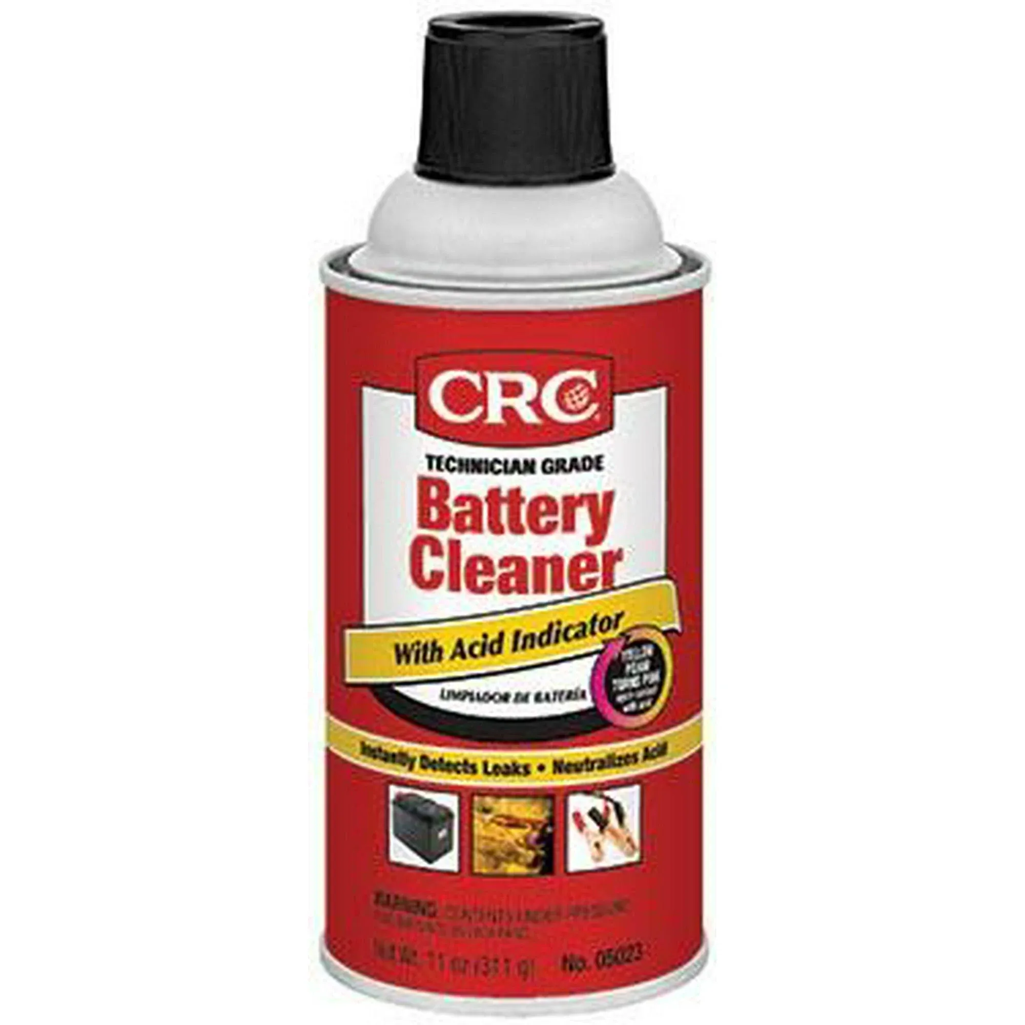 CRC 05023 11 Oz Battery Cleaner With Acid Indicator