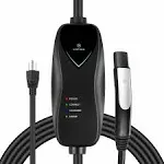 Lectron Level 1 EV Charger ETL Certified 110V 15 Amp 16 ft Extension Cord & J1772 Cable