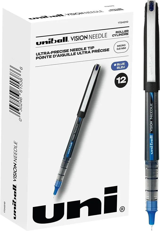 uni-ball Vision Needle Rollerball Pens