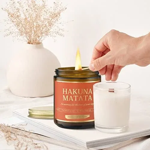 Hakuna Matata - Natural Soy Candle ; Disney Gifts for Women Adults, Disney ...