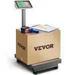 Báscula de plataforma digital para piso VEVOR de 660 lb/0,1 lb, báscula para envíos postales