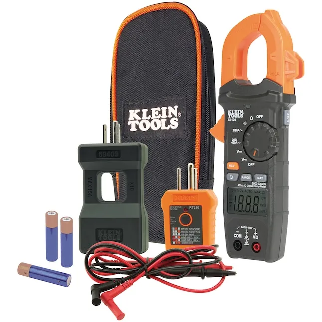 Klein Tools CL120KIT Clamp Meter Electrical Test Kit