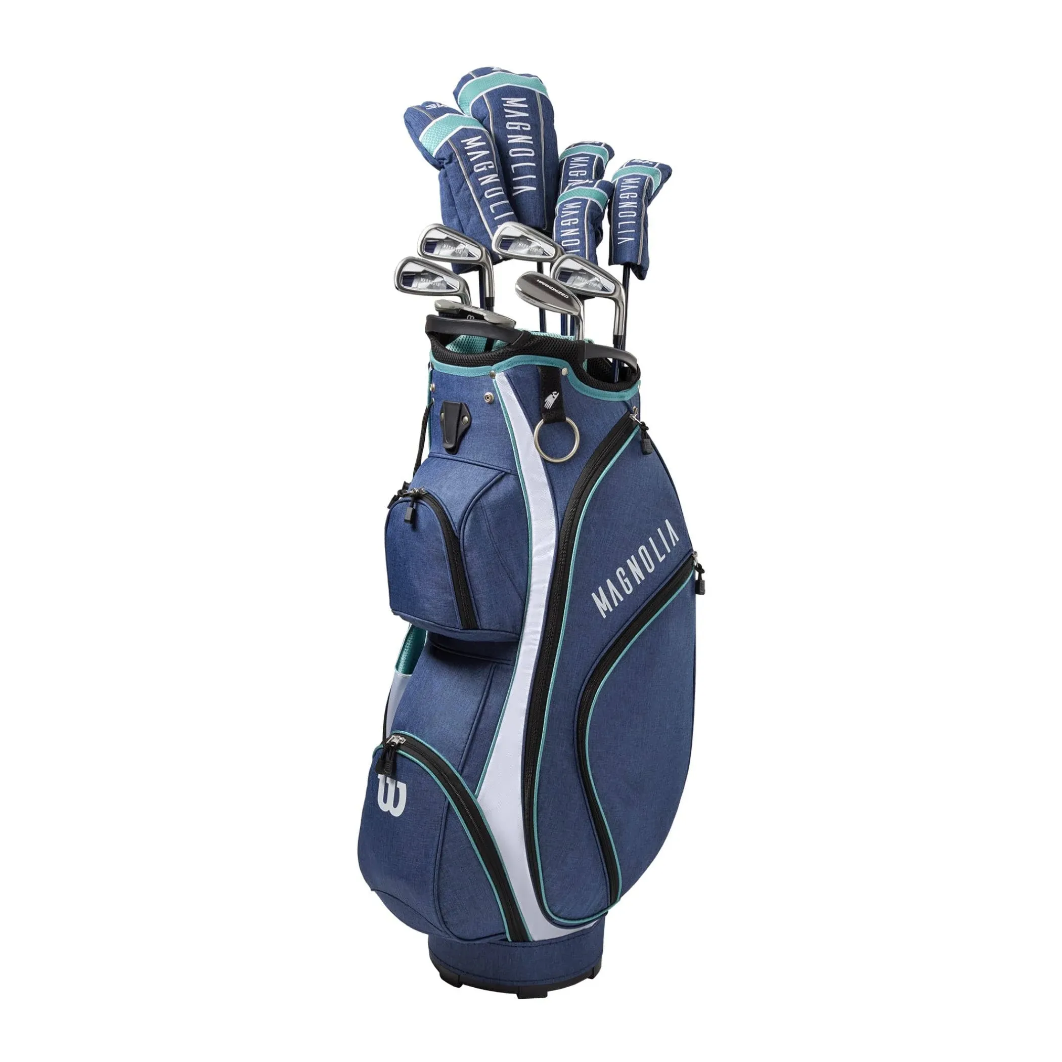 WILSON MAGNOLIA LADIES SUPER PREMIUM GOLF PACKAGE SET +GOLF CART TROLLEY BAG