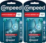 Advanced Blister Care 10 Count Medium Pads (2 Packs)