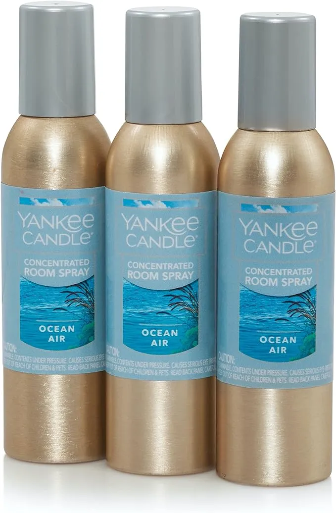 Yankee Candle Ocean Air Concentrated Room Spray 3-Pack