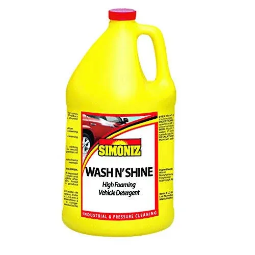 Simoniz W4210004 N' Shine Car Wash, 1 Gallon, 128. Fluid_Ounces, Wash