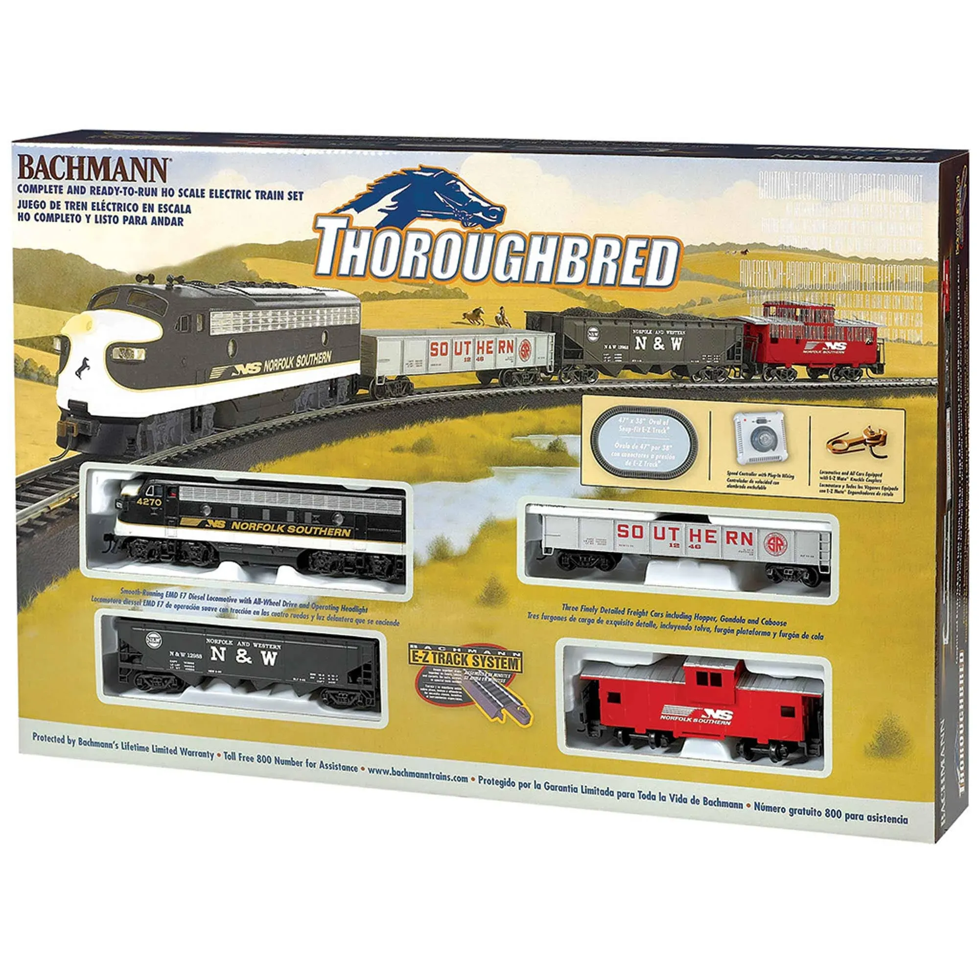 Bachmann Ho Thoroughbred Train Set