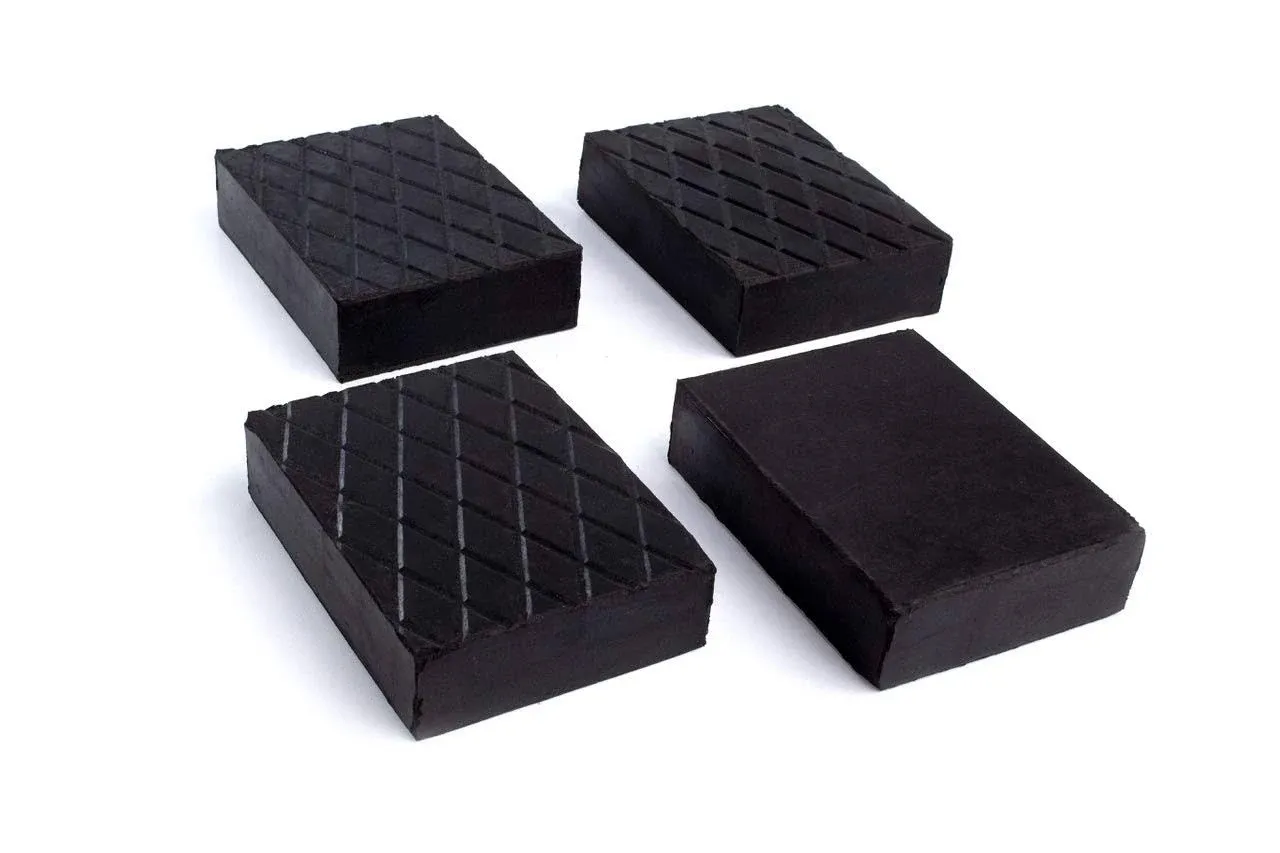 Kora Set of 4 Rubber Blocks, 120 x 80 x 20 mm