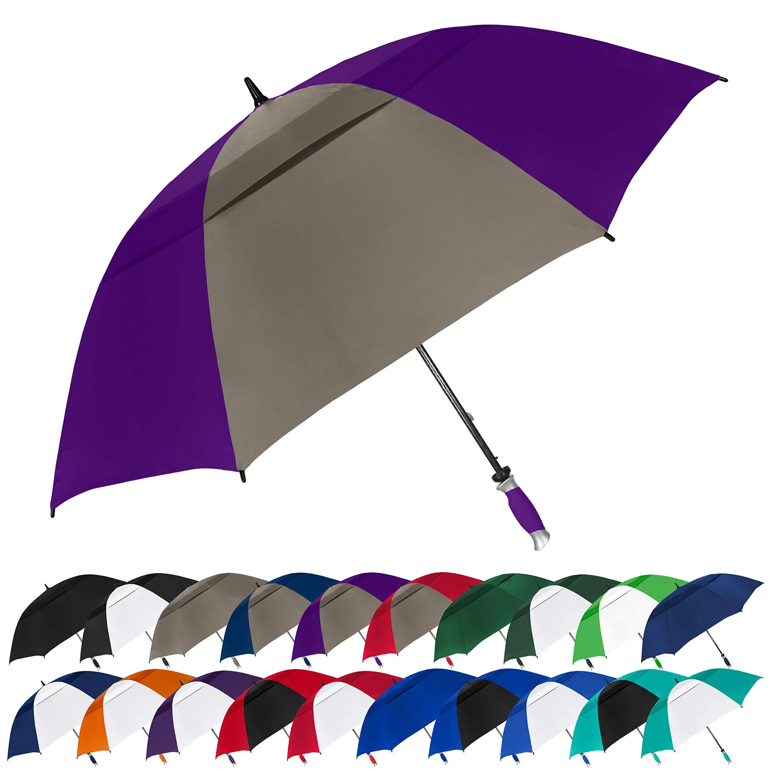 Strombergbrand Typhoon Tamer Vented Golf Umbrella