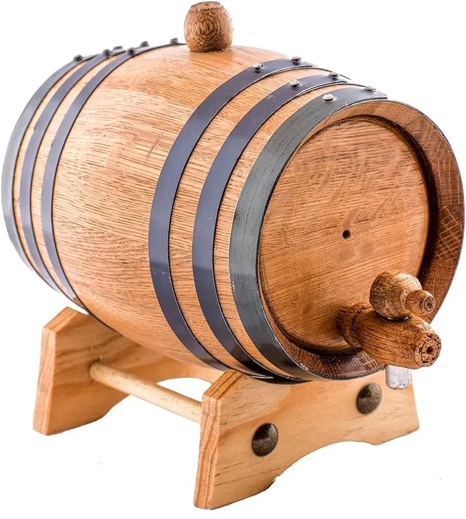 Sofia's Findings 1 Liter American Oak Aging Whiskey Barrel | Handcrafted Using ...