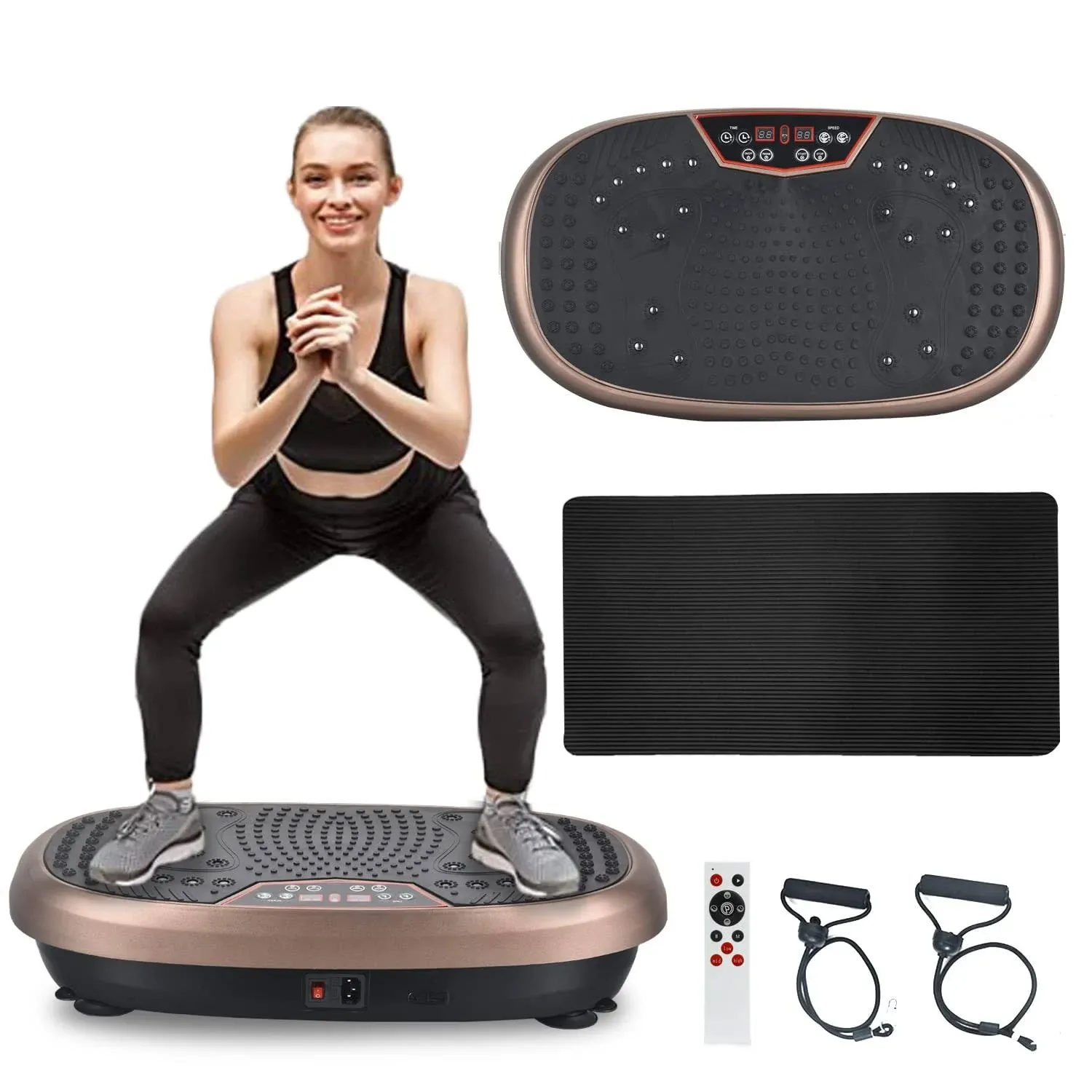 EILISON FitPro Vibration Plate Exercise Machine - Body Vibration Platform ...