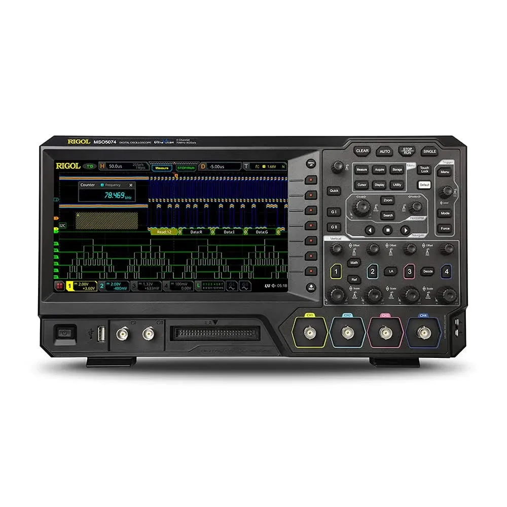 70 MHz 4 Channel Mixed Signal Oscilloscope 8 GSa/s (MSO5074)