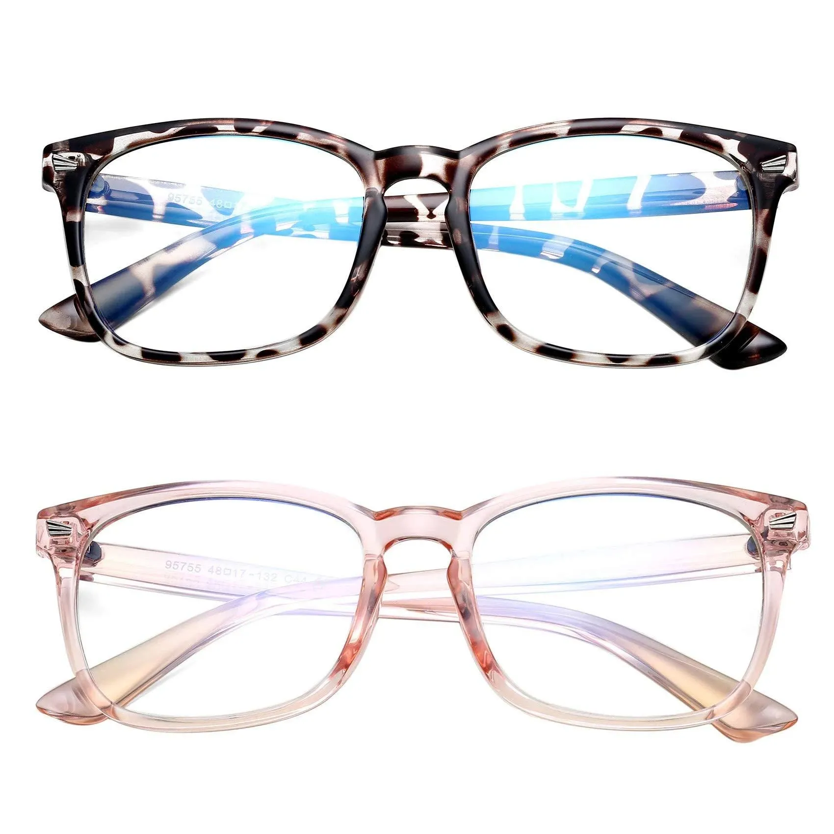 Hycredi Kids Blue Light Blocking Glasses,Anti Eyestrain & UV Protection, Computer Gaming TV Phone Glasses for Boys Girls