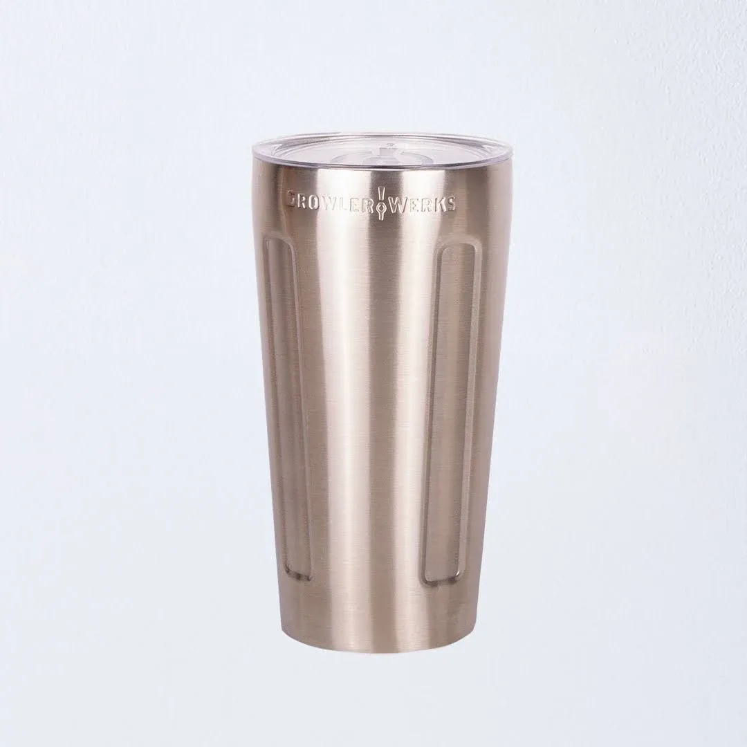 GrowlerWerks uPint Tall 16 oz Tumbler Stainless