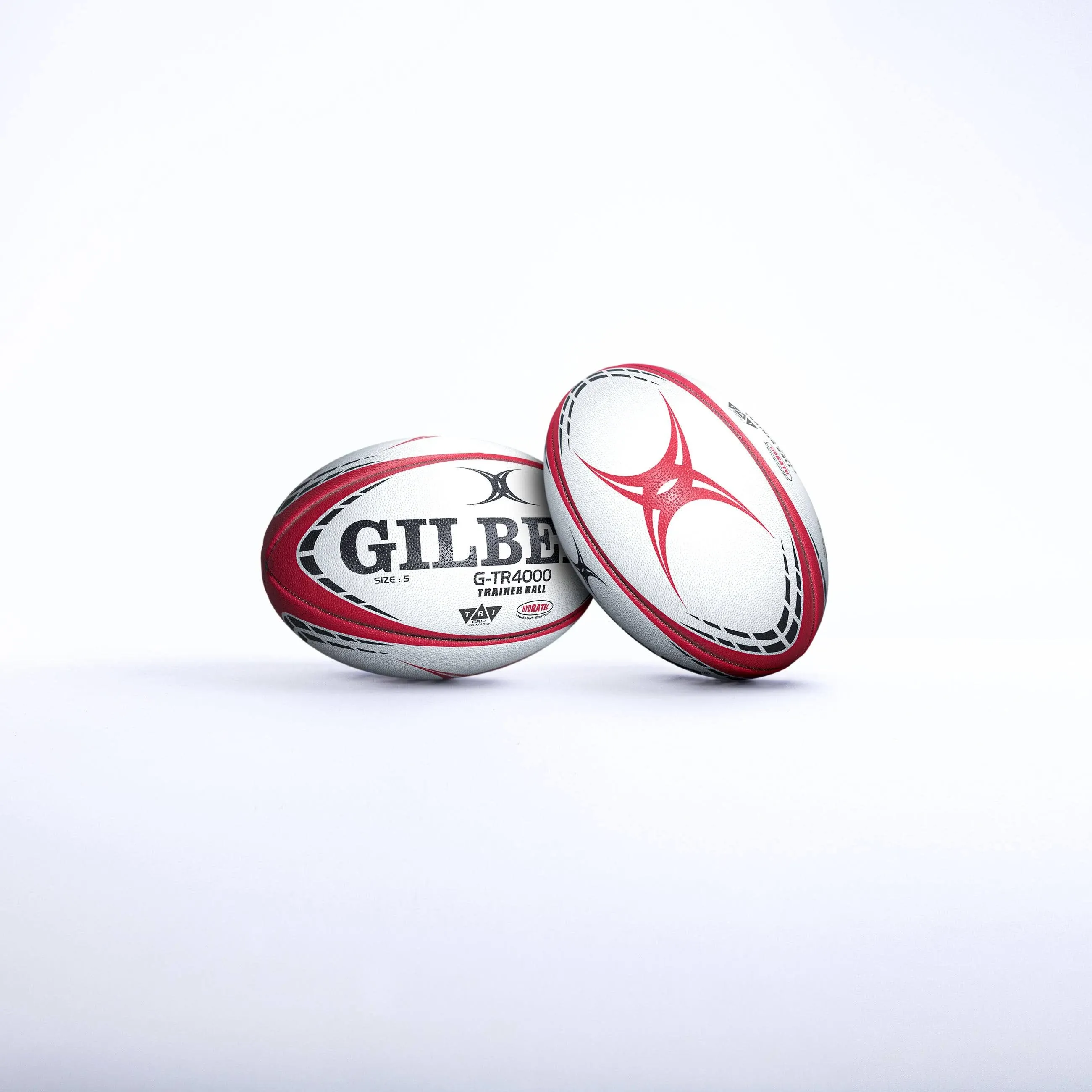 Gilbert G-TR4000 Rugby Training Ball - Red (4)