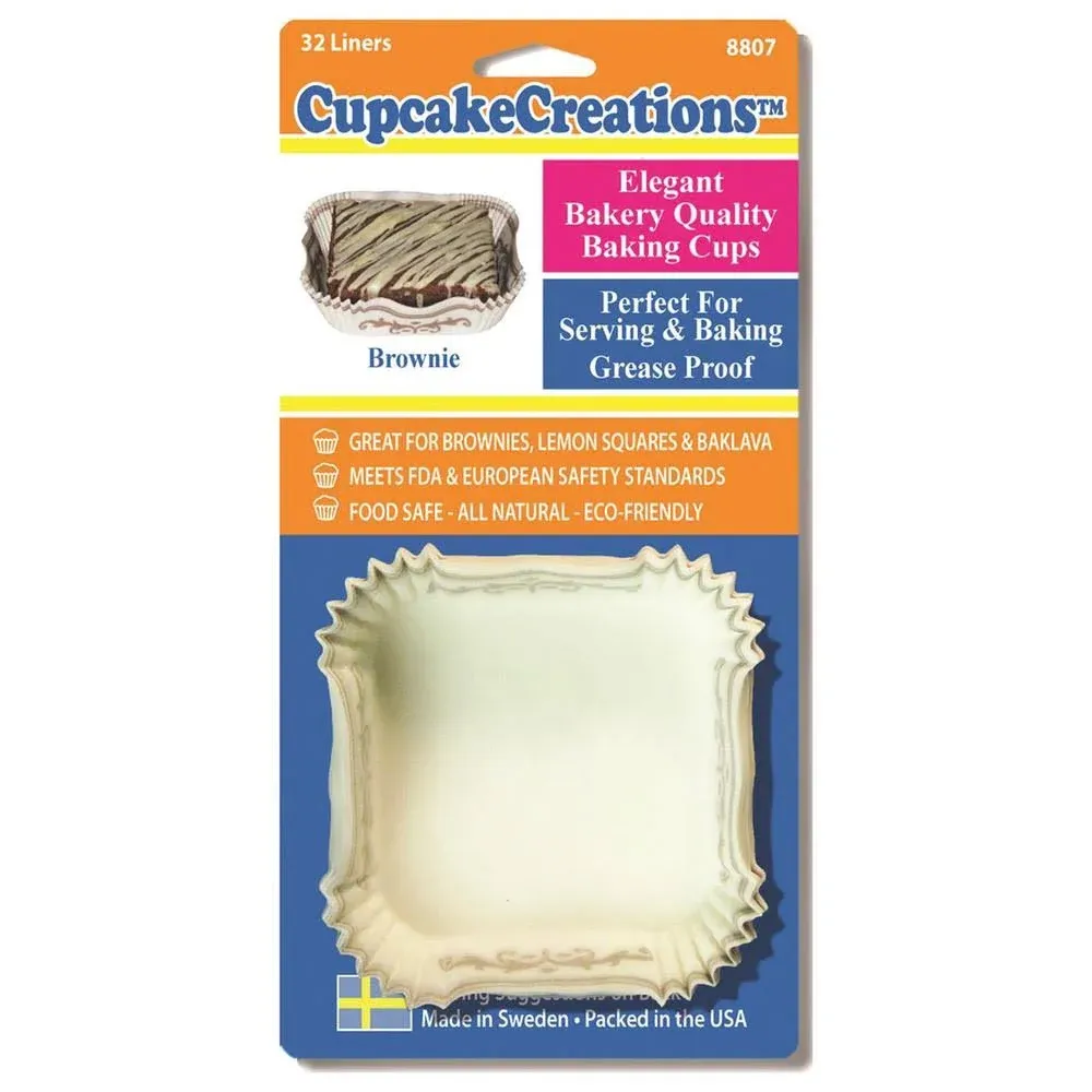 Cupcake Creations 32 Count Brownie &amp; Appetizer Liner