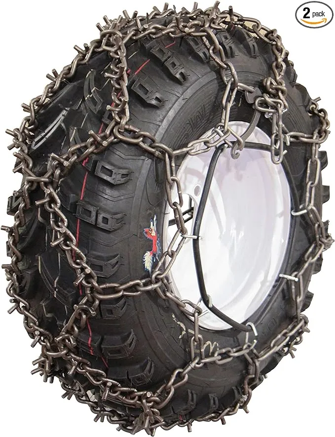 Grizzlar GTN-714 ATV Net Diamond Studded Tire Chains 25x10-10, 25x10-11, 25x10-12, 25x10-14, 25X10.50-12, 25x11-9, 25x11-10, 25x11-12, AT255/70-12