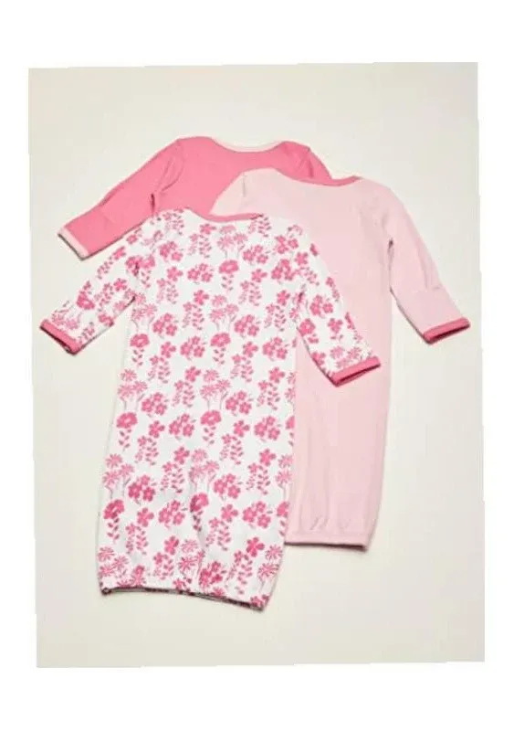 Luvable Friends Baby Girls' Cotton Gowns