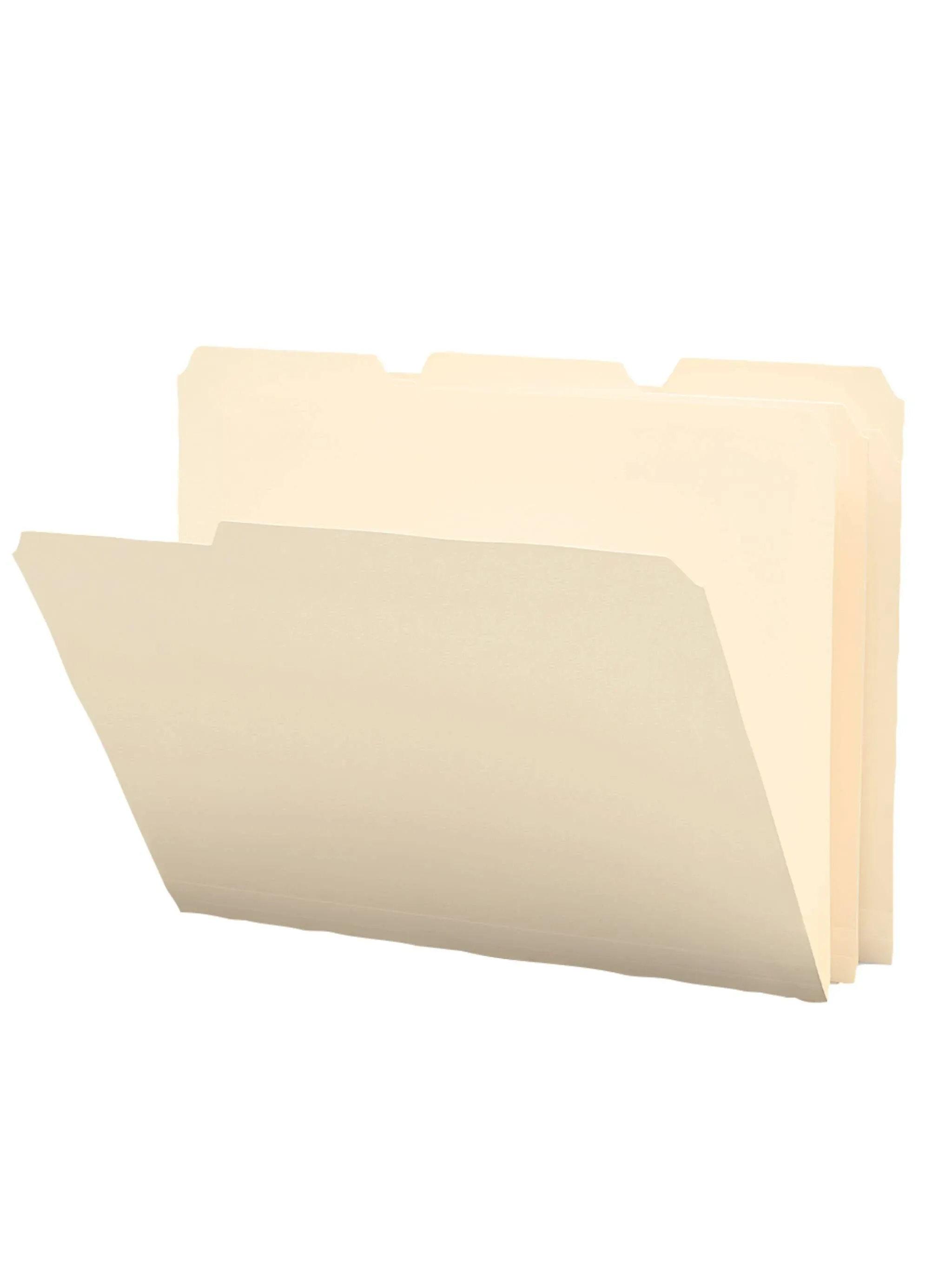 Smead Poly File Folders, 1/3-Cut Tab, Letter size, Manila, 12/Pack