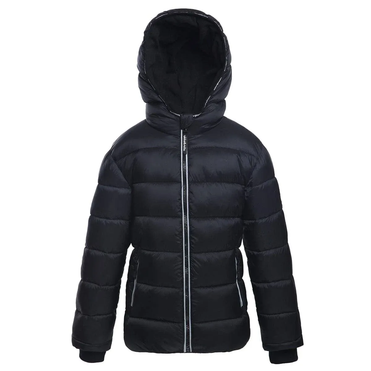 Rokka&Rolla Boys' Heavyweight Puffer Jacket Warm Fleece Lined Winter Coat