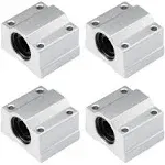 Uxcell SCS12UU Linear Ball Bearing Slide Block Units 12mm Bore Dia 4pcs