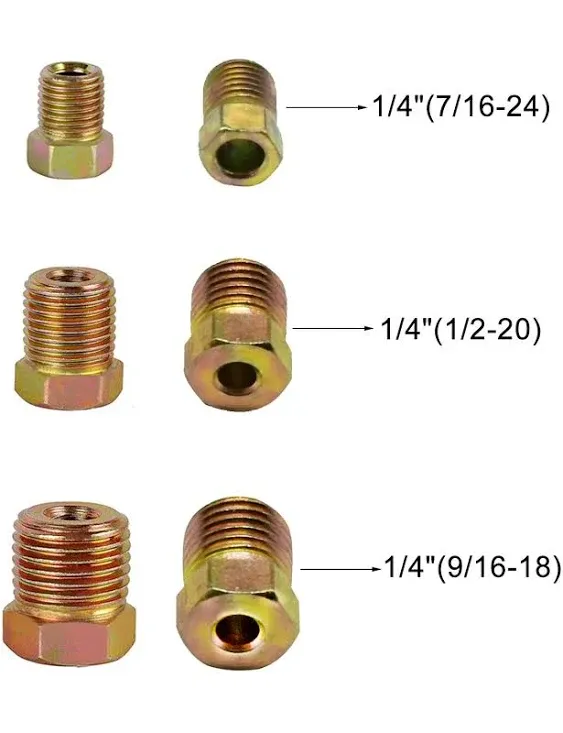MuHize 25 Ft. of 1/4 Brake Line Tubing Kit - Flexible Double Galvanized Steel Tube Roll 25 ft 1/4" (Includes 16 Fittings) for Hydraulic Braking Systems & Fuel Systems and Transmission System