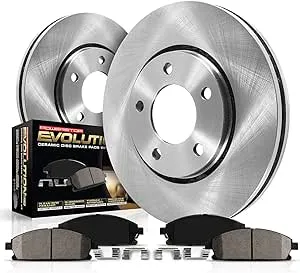 Power Stop KOE6399 Autospecialty Front Replacement Brake Kit-OE Brake Rotors & Ceramic Brake Pads For Ford Fusion 2013-2020, Lincoln MKZ 2013-2016 [Model Specific]