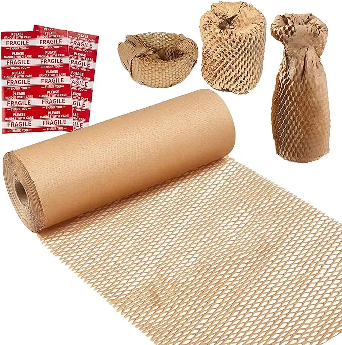 Honeycomb Packing Paper,12&#034; W x 200&#039; L Bubble Cushioning Wrap for Moving,Prod...