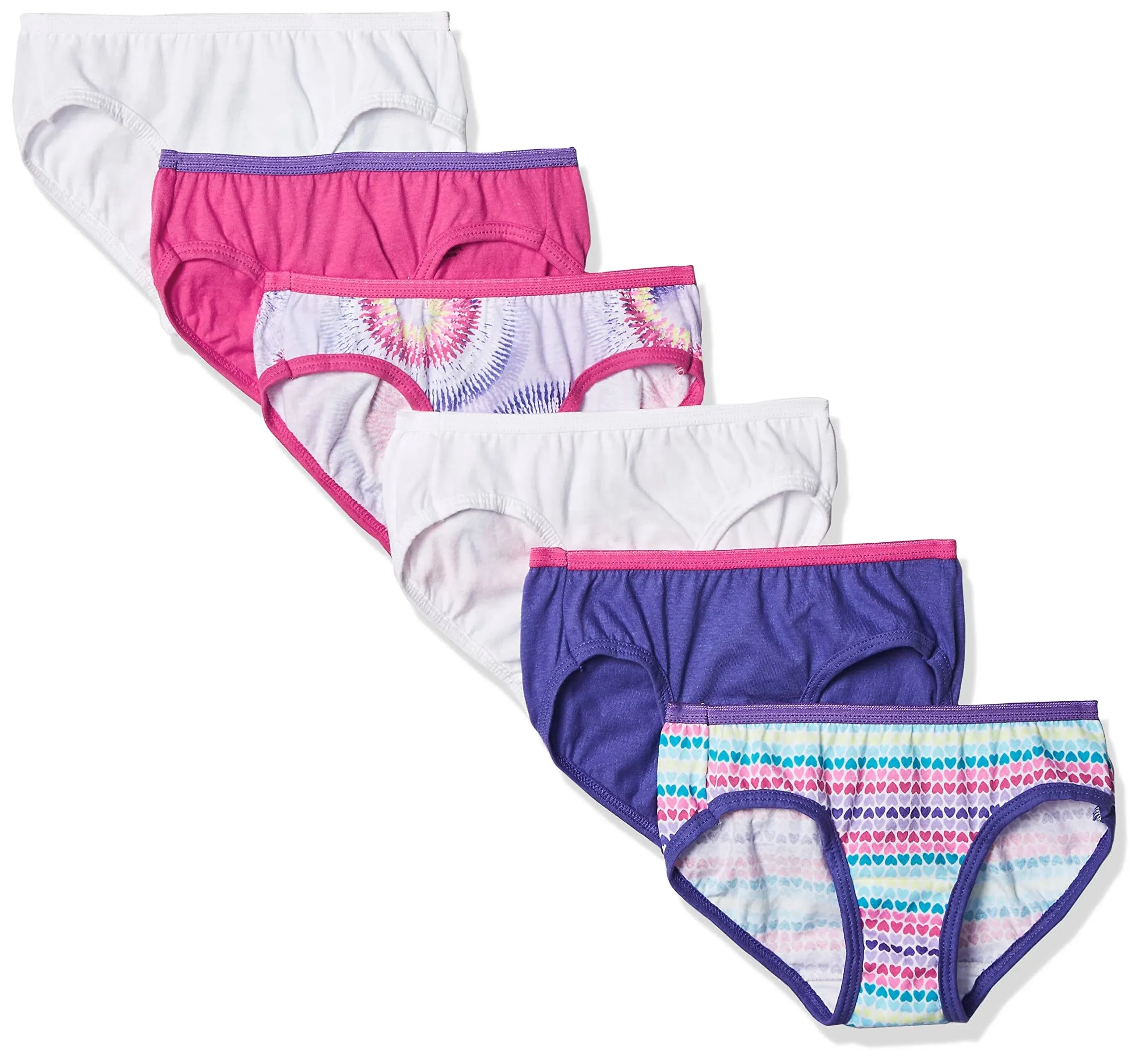 “NWT” Girl’s Hanes 6 pack easy care breathable