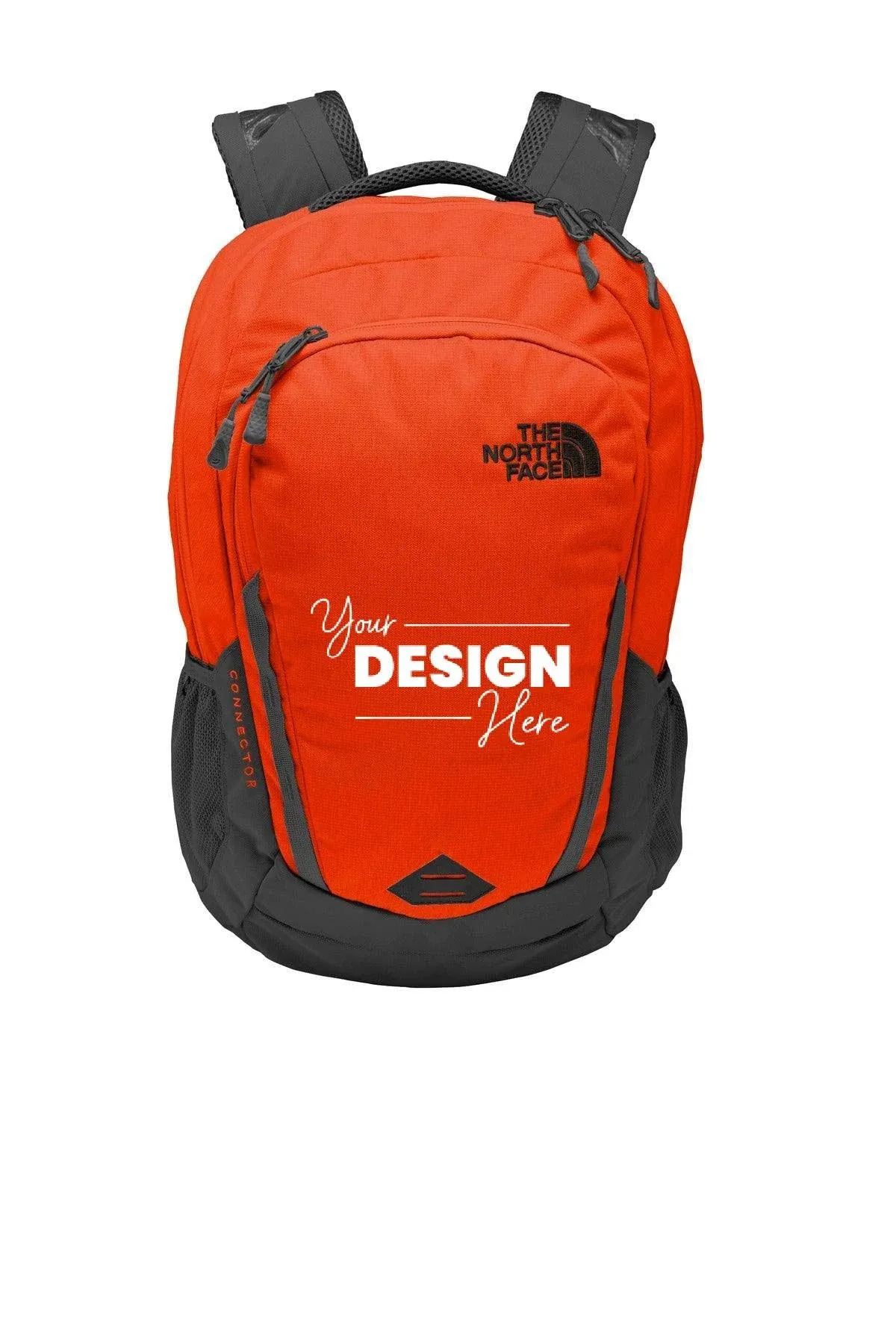 The North Face Connector Backpack NF0A3KX8 Tibetan Orange/ Asphalt Grey / OSFA