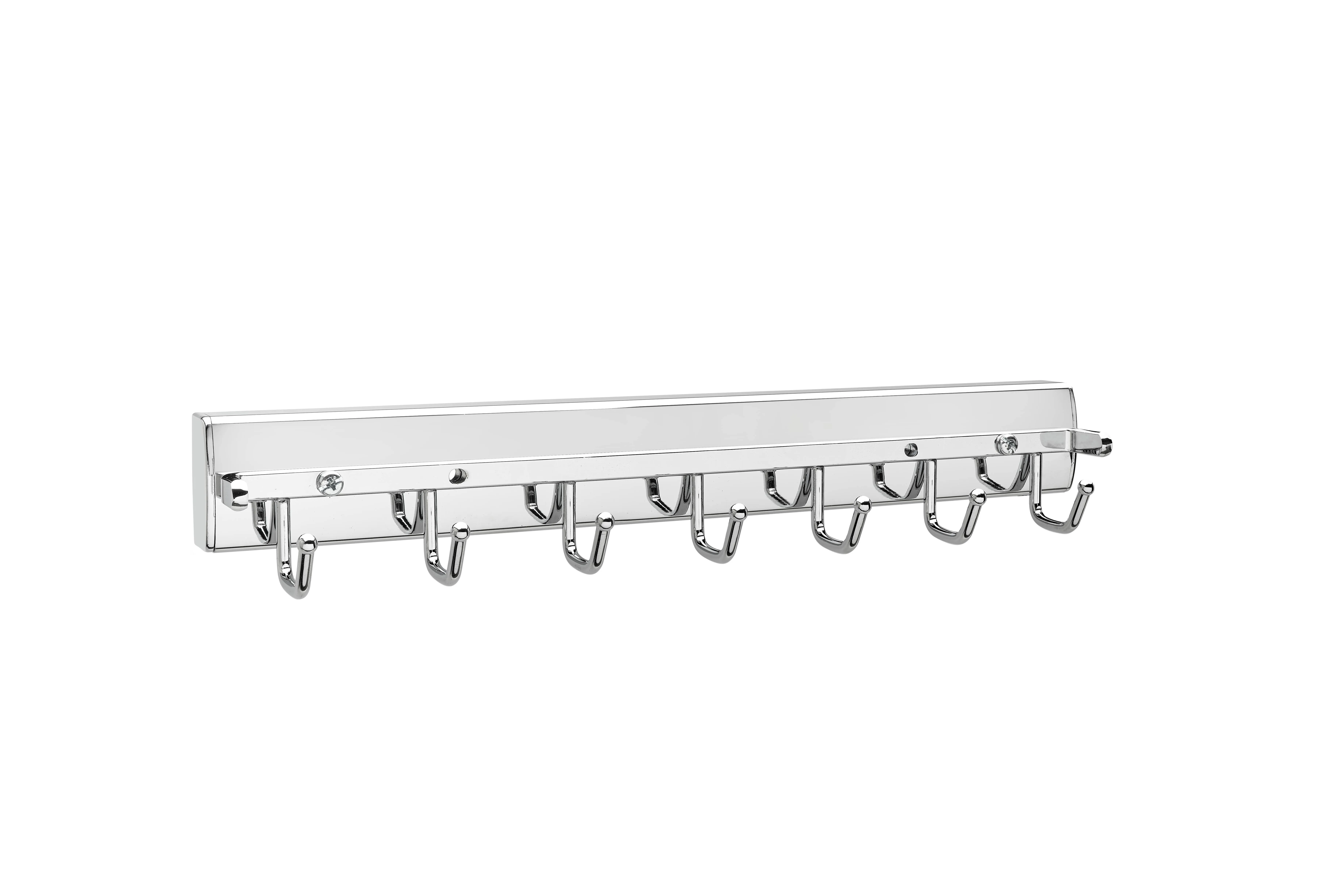 Rev-A-Shelf BRCPOSL-14-CR-1 14 in Pop-Out Deluxe Belt Rack - Chrome