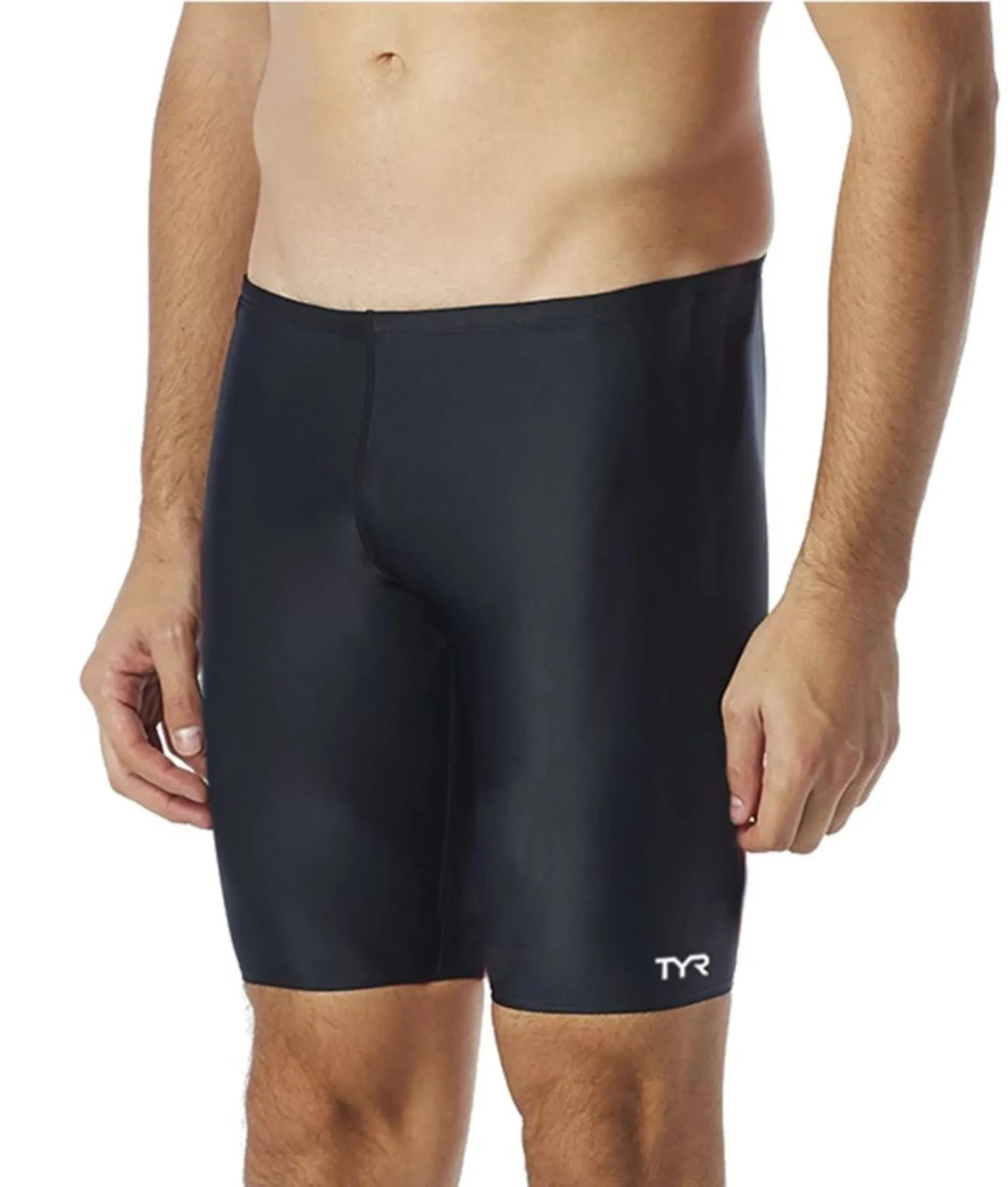 TYR Men's Durafast Solid Jammer 38 Black