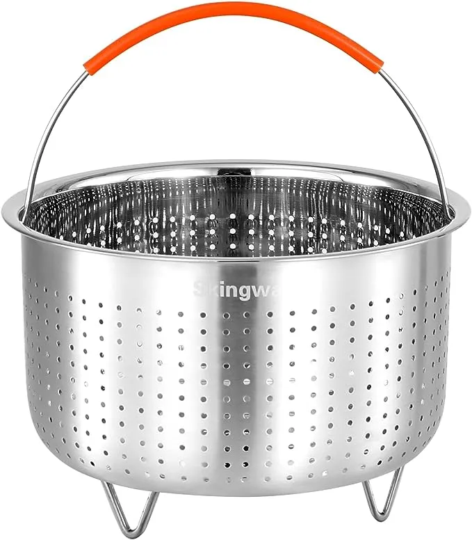 Skingwa Steamer Basket for Instant Pot, Vegetable Steamer Basket Stainless Steel Steamer Basket Insert for Pots (3qt)