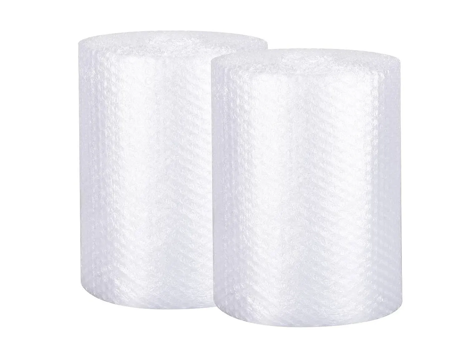 packbabol Bubble Cushioning Wrap Rolls 2-Pack, 12 Inch x 72 Feet 3/16&#034;, WHITE 