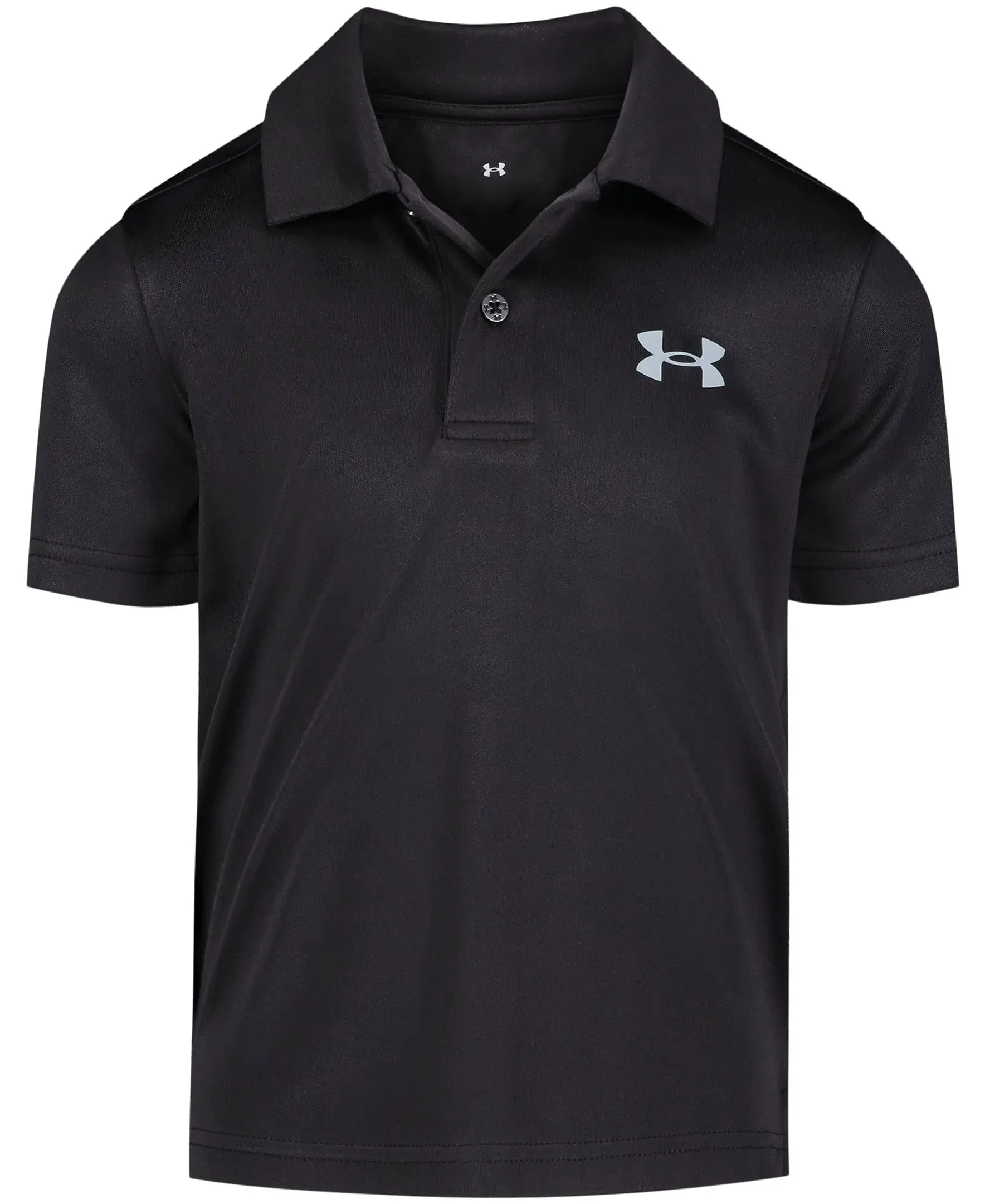 Under Armour Little Boys Matchplay Solid Polo Shirt - Black - Size 4