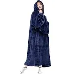 Fantaslook Wearable Blanket Hoodie Sweatshirt for Women and Men, Warm and Cozy Blanket Hoodie, Flannel Blanket with Sleeves and Giant Pocket