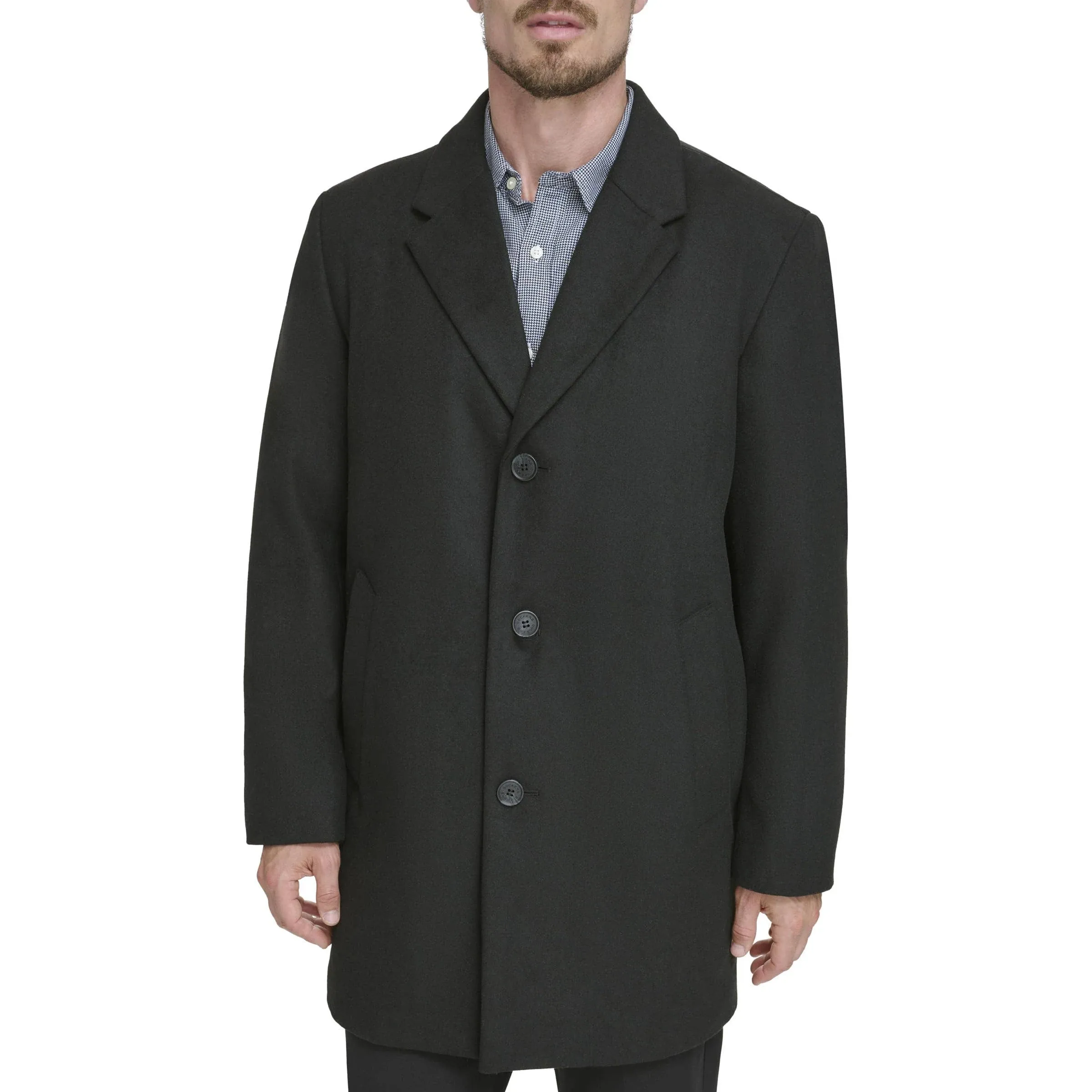 Dockers Men's Wool Blend Top Coat