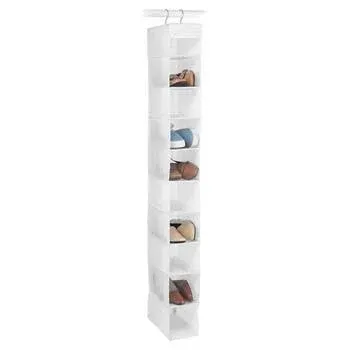 Hanging Shoe Shelf, 10 Sections, by Whitmor