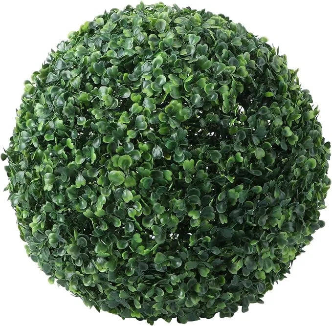 Artificial Plant Topiary Ball Green Grass Decorative Balls Round Plastic Plant Ball Decoration for Wedding New Year Christmas Ceiling Garden Home Outdoor (11 )