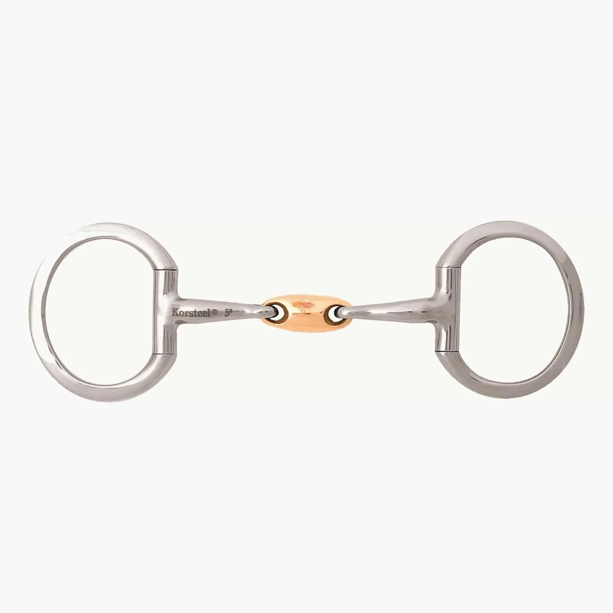 Korsteel Copper Oval Link Eggbutt Snaffle Bit