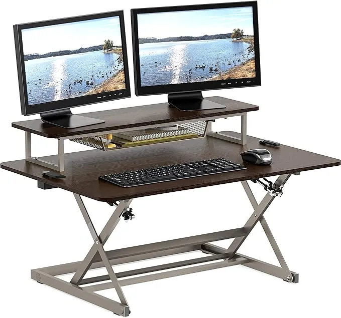 SHW 36-Inch Height Adjustable Standing Desk