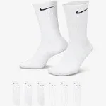 Chaussettes Nike Everyday Cushion Crew 6 paires Blanc - L