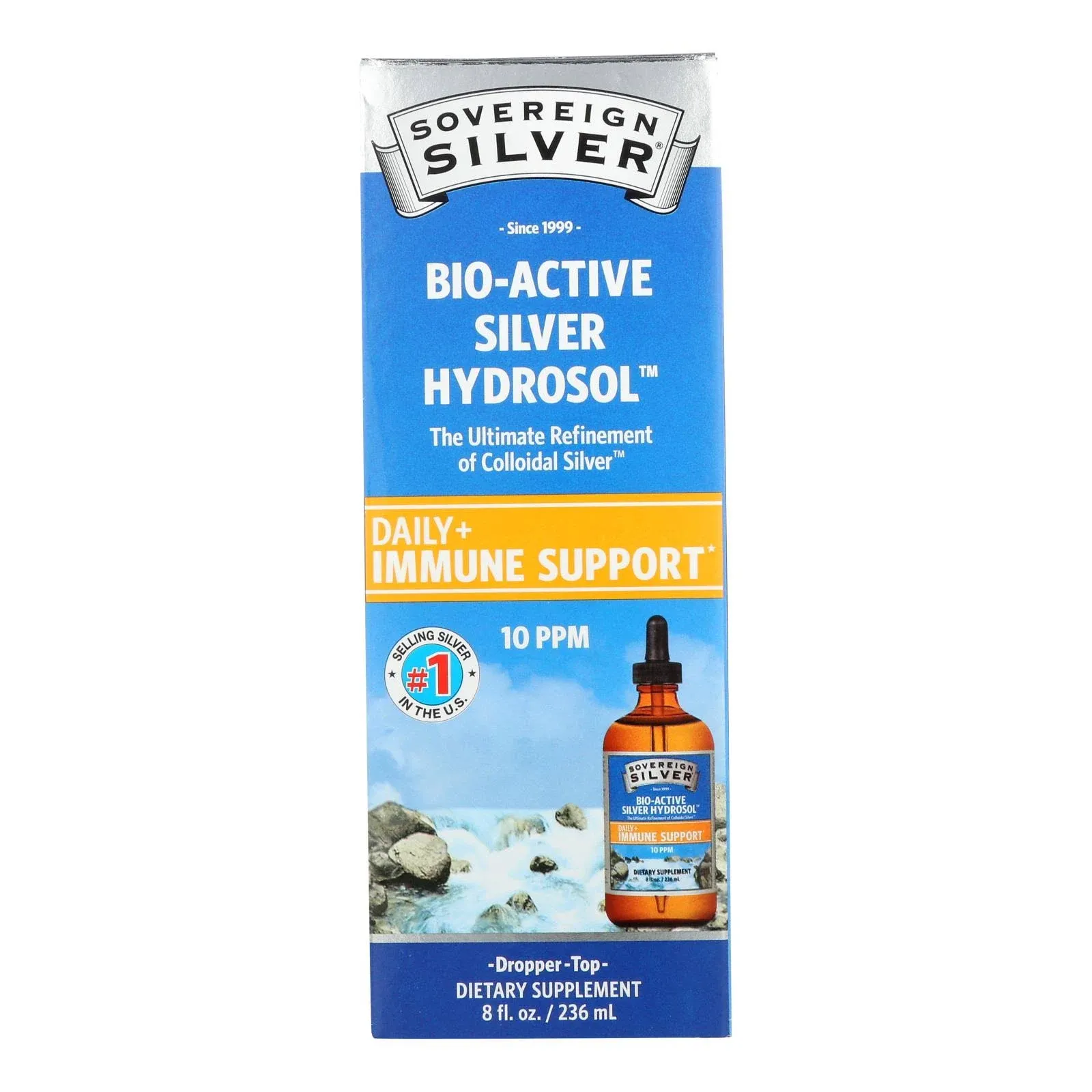 SOVEREIGN SILVER Bio Active Gouttes d'argent, 118 ml