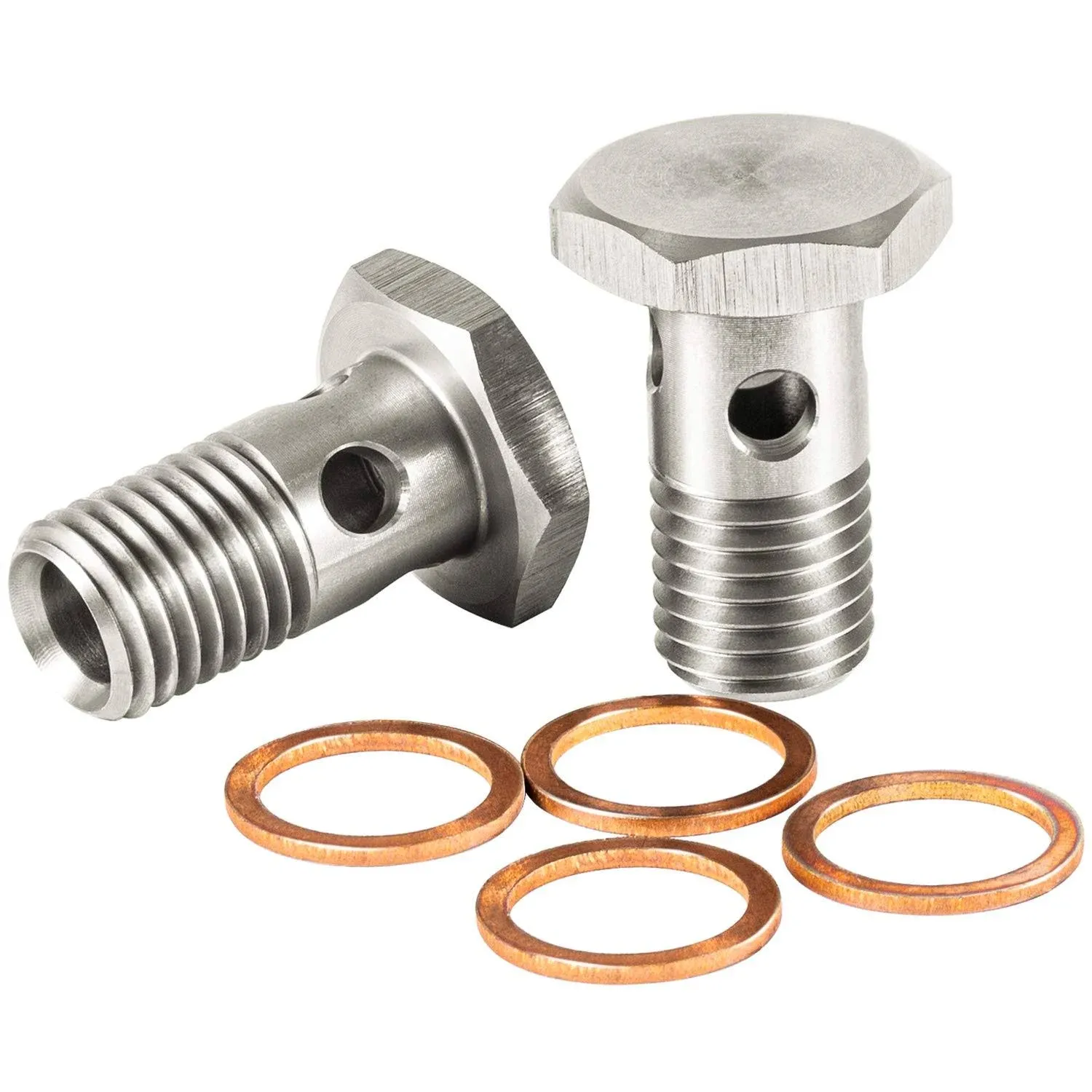 Fuel Banjo Bolt Ultra High Flow Upgrade Kit for Ford 6.0L &amp; 6.4L Powerstroke