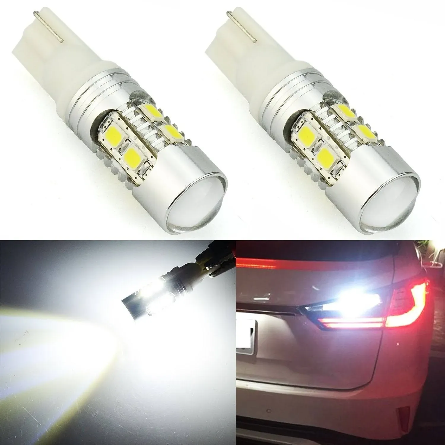 JDM Astar Super Bright AX-2835 Chipsets 912 921 LED Bulbs for Backup Reverse ...