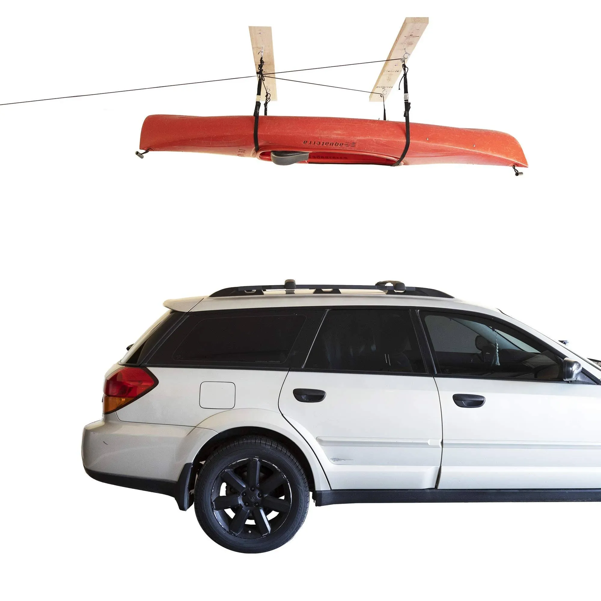 Harken Kayak Hoist Overhead Garage Storage Lifts Load Evenly Safe Anti-drop