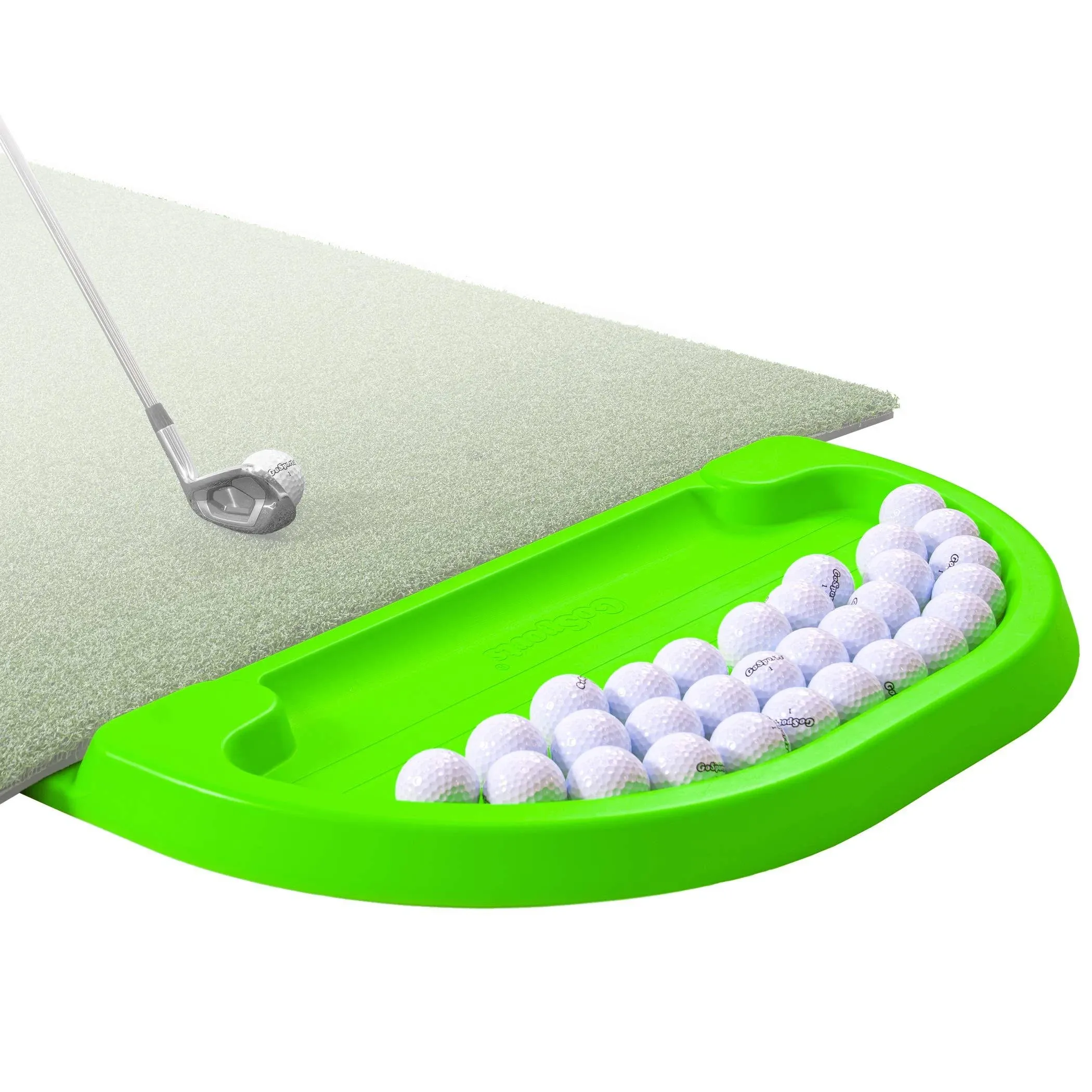 GoSports All-Weather Golf Ball Tray - Green