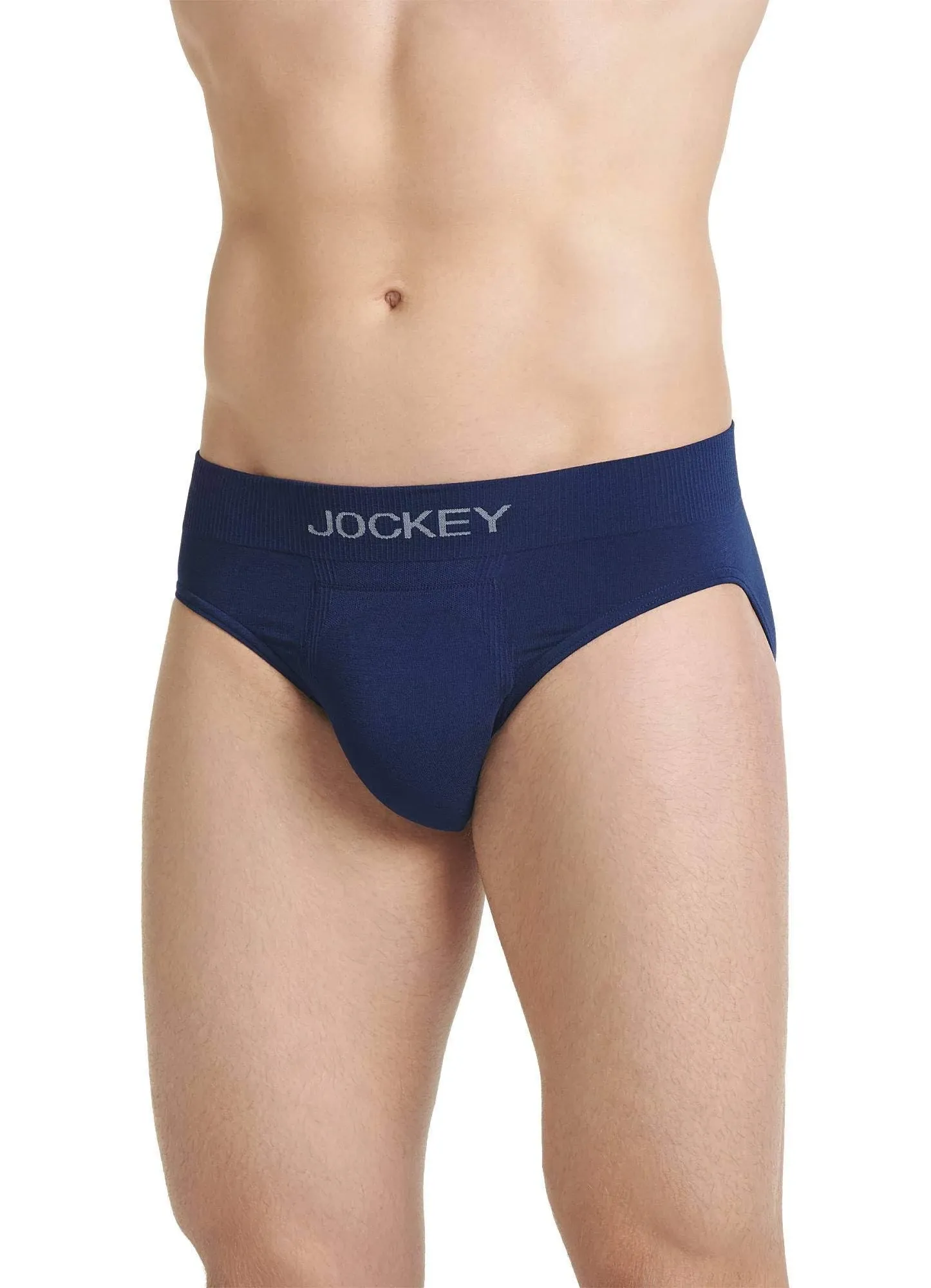 Jockey Men FormFit Lightweight Seamfree Bikini S Just Past Midnight