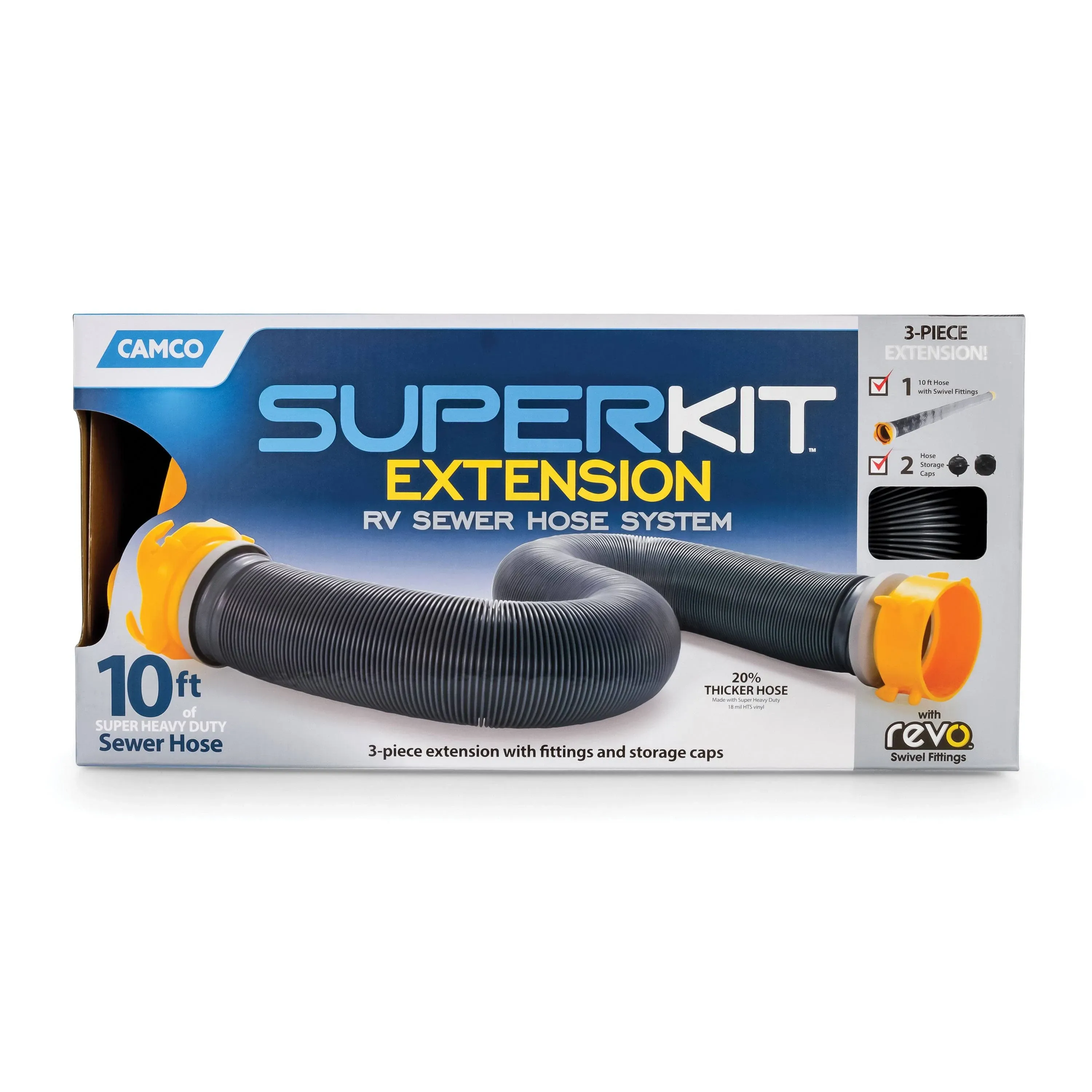 "SUPERKIT Sewer Hose Extension- 10' (39663)"