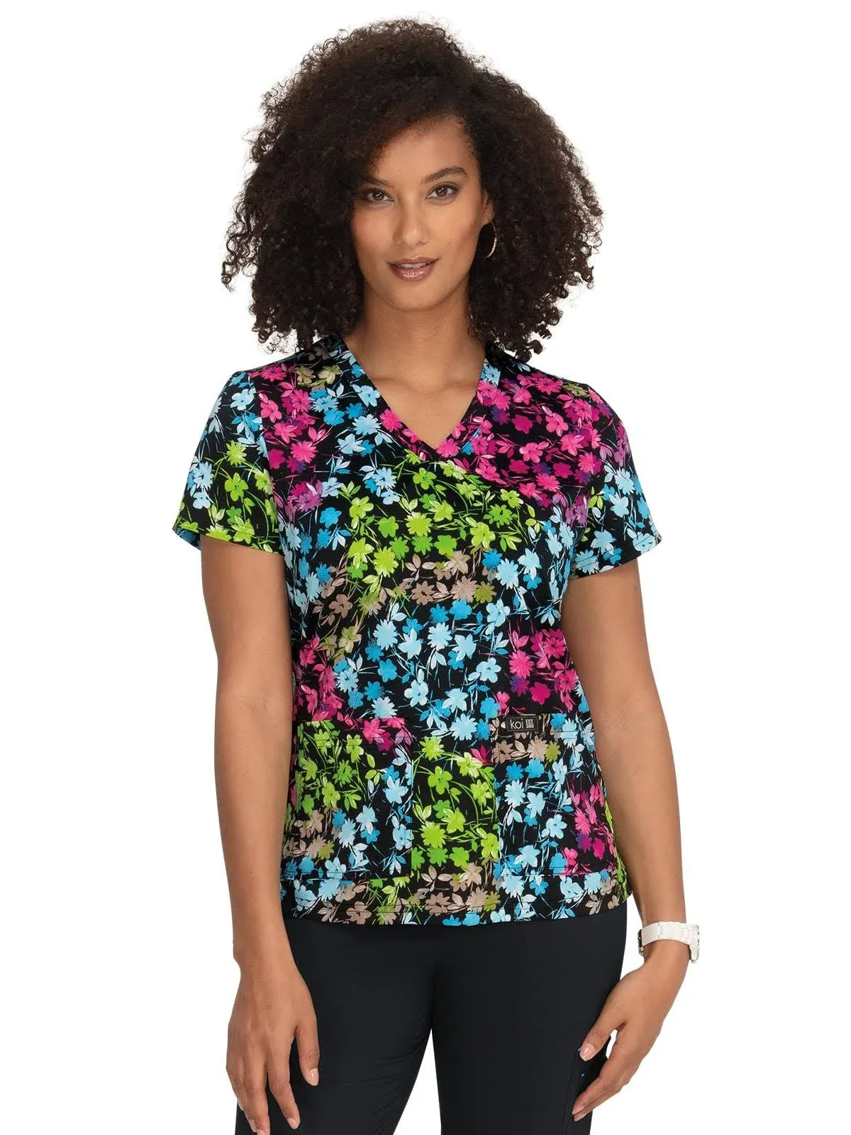 Koi Basics 384PR Women's Leslie Top